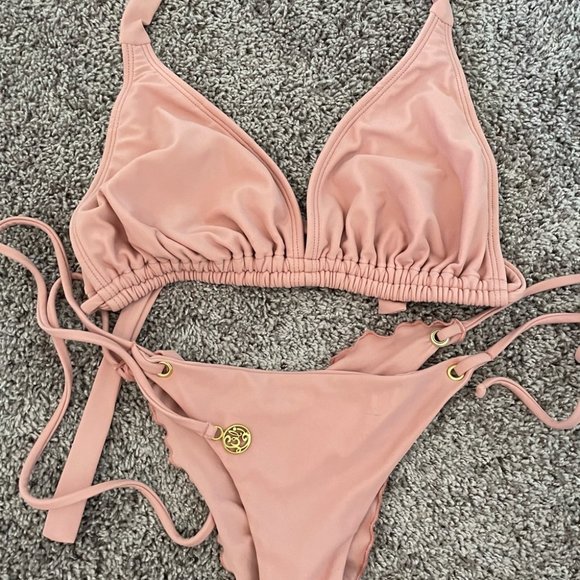 Pale pink xxl top.  Small bottom - Picture 3 of 4